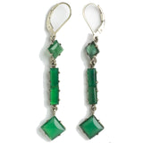 Late-1920s chrysoprase earrings