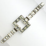 Dorsons sterling bracelet with diamanté