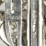 Trifari maker's mark and patent number