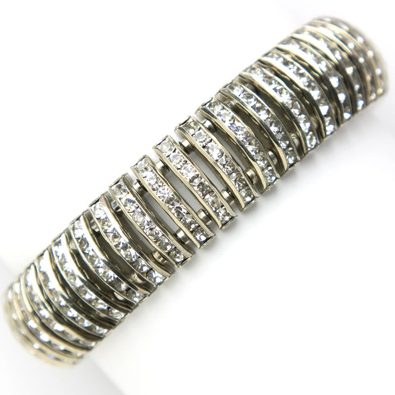 German flexible bracelet with diamante