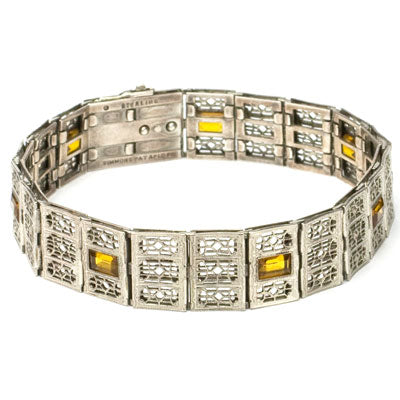 Beautiful Simmons Art Deco bracelet