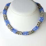 Beaded choker necklace made by Louis Rousselet