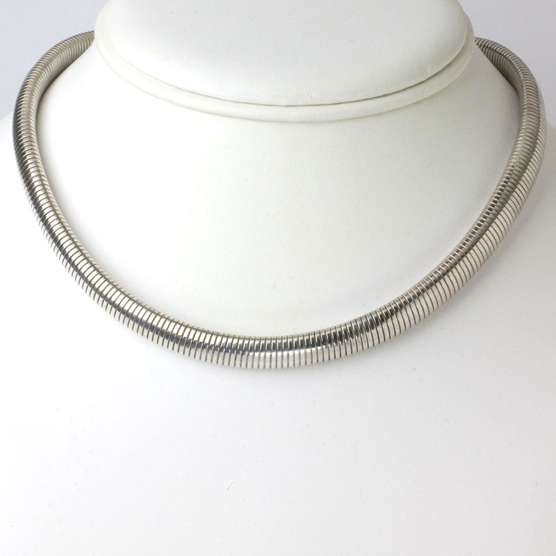 Sterling silver choker, 1940s, by Walter Lampl