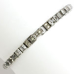 Otis sterling bracelet with diamanté