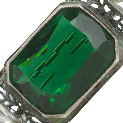 Center stone in 1920s Ostby & Barton brooch