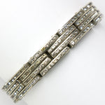 1950s expansion bracelet with diamanté