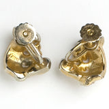 Gold & Diamanté 'Merry Whirl' Duette & 'Gay Swirl' Earrings